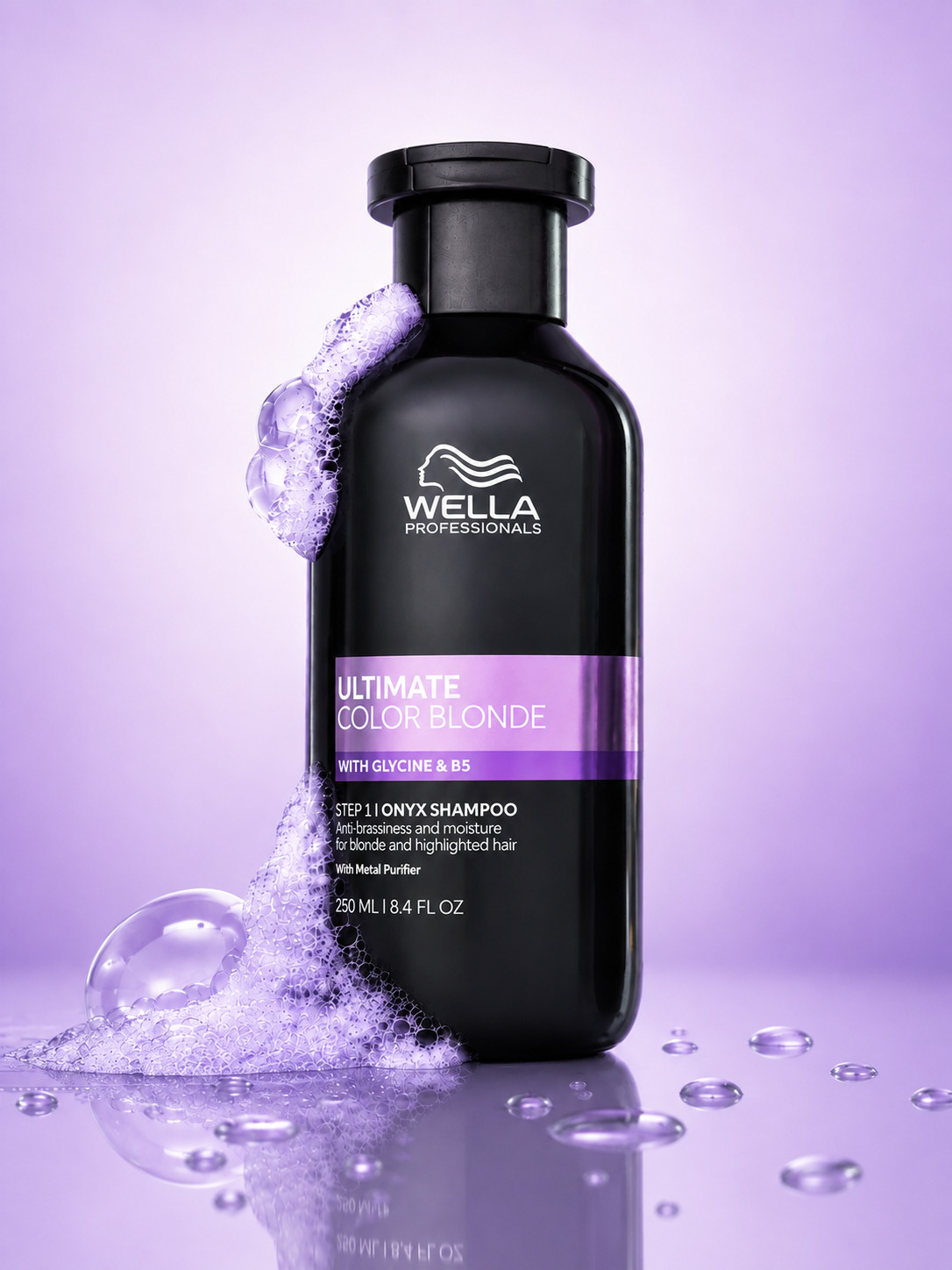 Shampooing Ultimate Color Blonde Onyx WELLA Les shampoings pour les cheveux